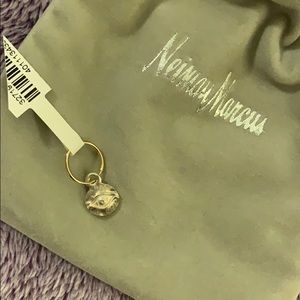 Brand new 14K gold Lee Brevard Evil Eye earring